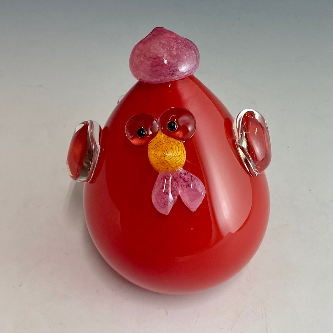 Handblown Glass Chicken