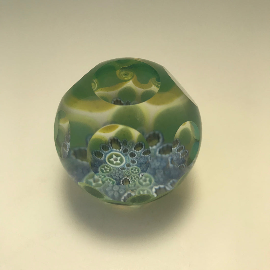 End of Day Millefiori Paperweight