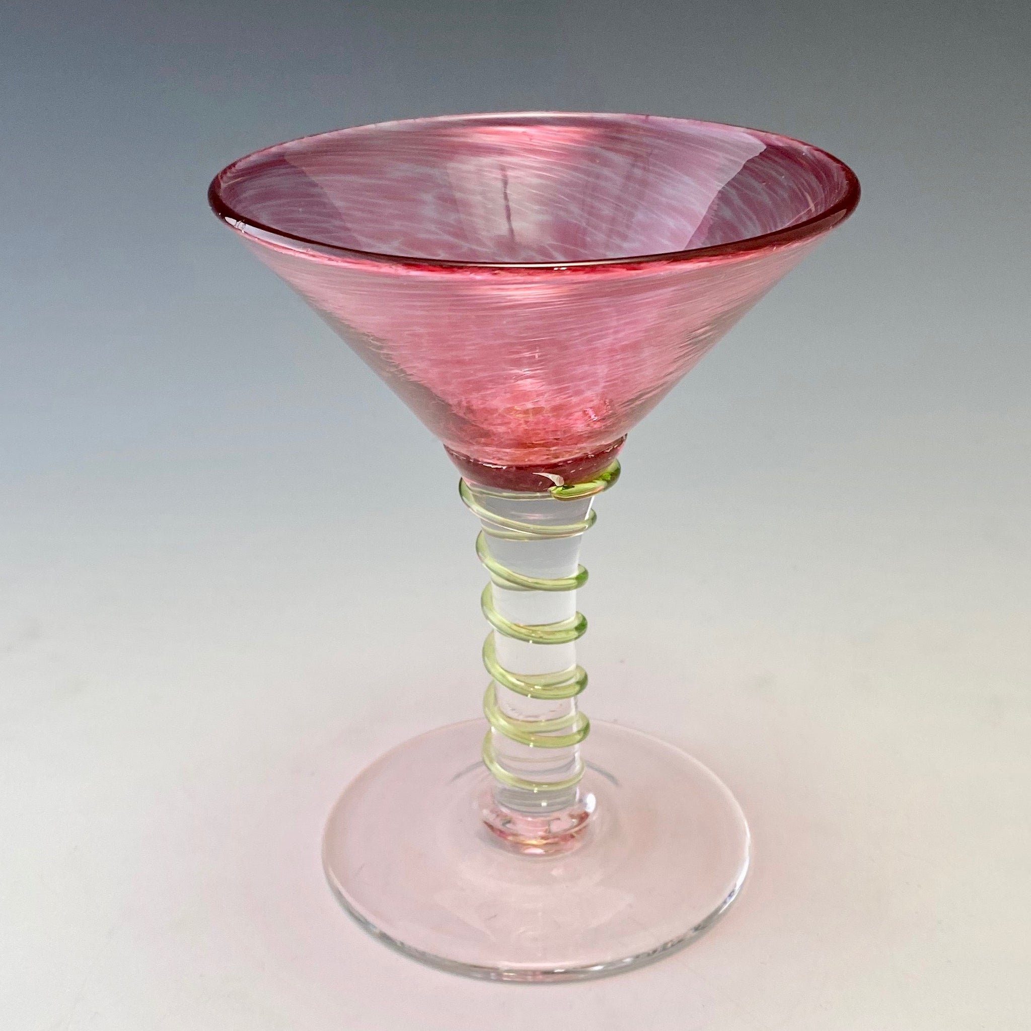 Martini Glass  Rosetree Blown Glass