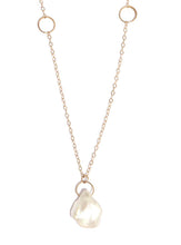 Load image into Gallery viewer, 14k Gold Keshi Pearl Necklace
